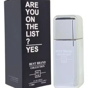 Brand Collection 816 (Inspiração 212 Vip Men) 25ml